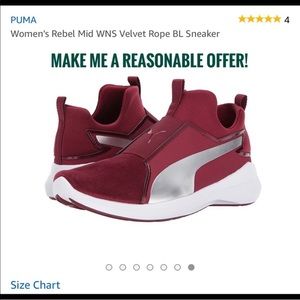 Women’s 8.5 maroon Puma